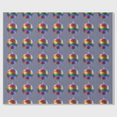 Rainbow Disco Ball Gift Wrap Cadeaupapier (Vlak)