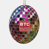 Rainbow Disco Ball Mirror Ornament (Rechts)