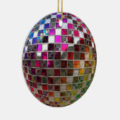 Rainbow Disco Ball Mirror Ornament (Rechts)