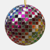 Rainbow Disco Ball Mirror Ornament (Voorkant)