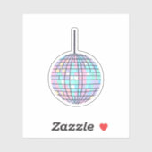 Rainbow Disco Ball Sticker (Vel)