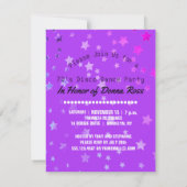 Rainbow Disco Queen | Retro 70s partijsterren Kaart (Achterkant)