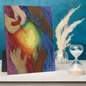 Rainbow Diversity Harting Art Print DEI Plaque Fotoplaat (Zijkant)