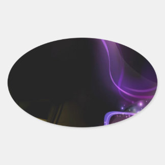 RAINBOW DJ OVALE STICKER