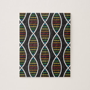 Rainbow-DNA-strengen Legpuzzel