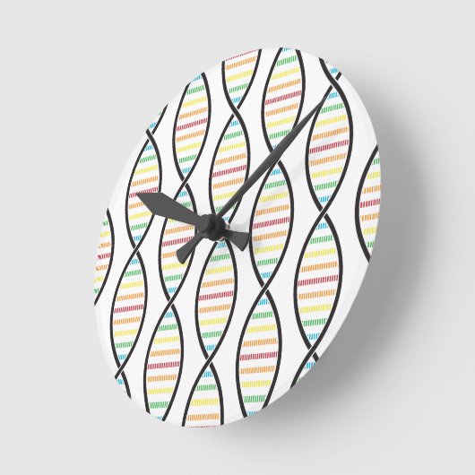Rainbow-DNA-strengen Ronde Klok (Hoek)