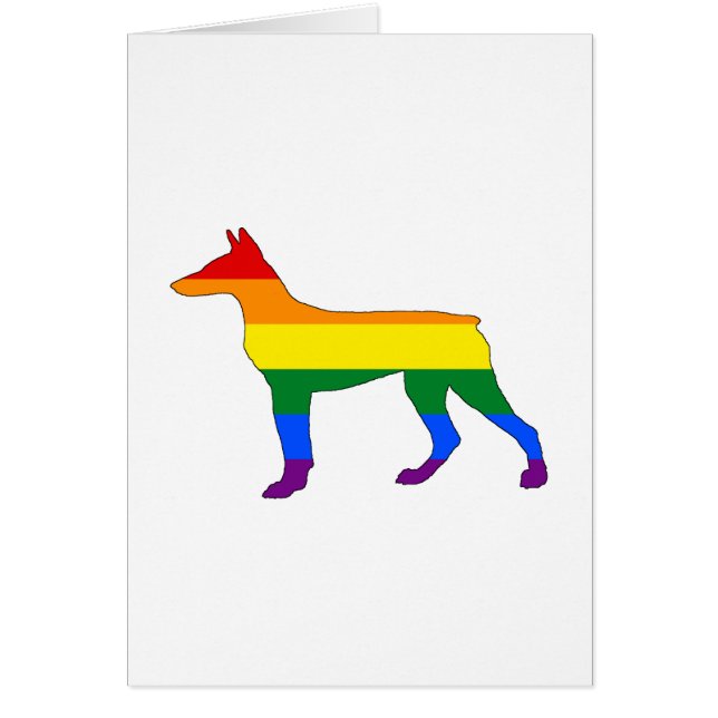 Rainbow Doberman (Voorkant)