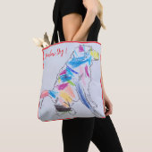 Rainbow Dog-Canvas tas (Dichtbij)
