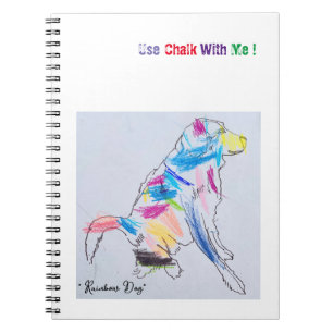 "Rainbow Dog Chalk" Notitieboek