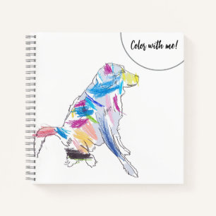 Rainbow Dog-Notitieboek Notitieboek