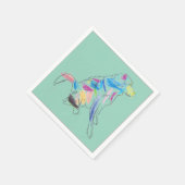 Rainbow Dog Party Servet (Hoek)