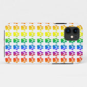 Rainbow Dog Pawprint Case-Mate iPhone Case (Achterkant (horizontaal))