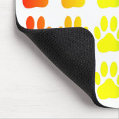 Rainbow Dog Pawprint Muismat (Hoek)