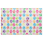 Rainbow Dog Paws Patroon Stof (Fat Quarter)