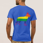 Rainbow Dog Paws T-shirt (Achterkant)