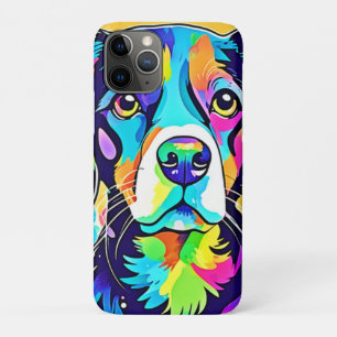 Rainbow Dog Portrait Design Case-Mate iPhone Case