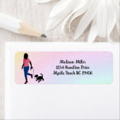 Rainbow Dog Walker/Pet Sitter Return Label (Insitu)