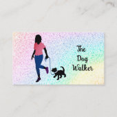 Rainbow Dog Walker/Pet Sitter Visitekaartje (Voorkant)