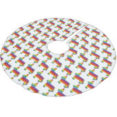 Rainbow Donkey Piñata Cinco de Mayo Party Animal Kerstboom Rok (Gekanteld)