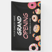 Rainbow Donut Bakery Grand Opening Sale Spandoek (Verticaal)
