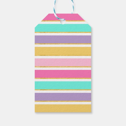 Rainbow Donuts Baby shower donut dank u Cadeaulabel (Achterkant)