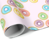 Rainbow Donuts Cadeaupapier (Rol Hoek)