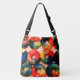 Rainbow Donuts Crossbody Tas