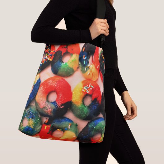 Rainbow Donuts Crossbody Tas (Dichtbij)