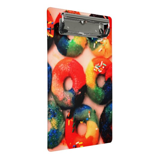 Rainbow Donuts Mini Klembord (Schuin)