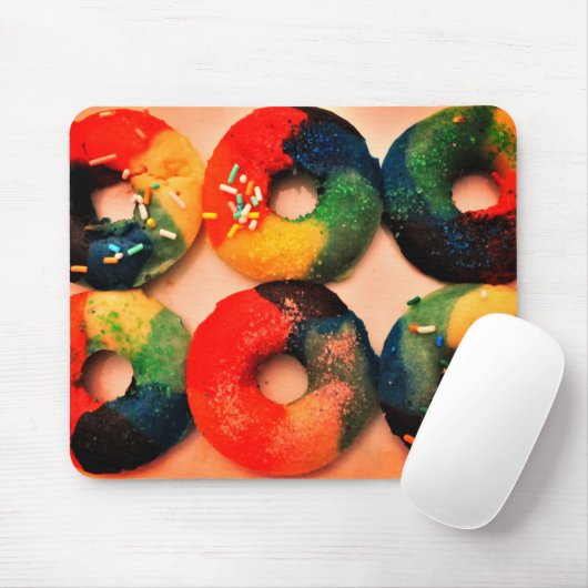 Rainbow Donuts Muismat (Met muis)