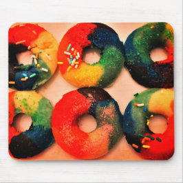 Rainbow Donuts Muismat