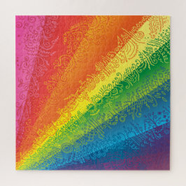 Rainbow Doodle Artwork Legpuzzel