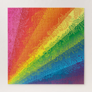 Rainbow Doodle Artwork Legpuzzel