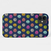Rainbow Doodle Dot Confetti on Navy Wrapping Paper Case-Mate iPhone Case (Achterkant (horizontaal))