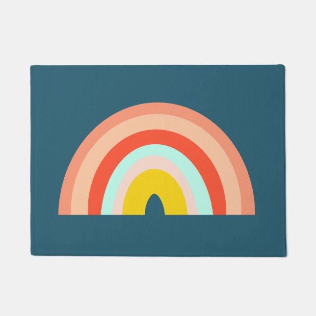 Rainbow Doormat Deurmat (Voorkant)