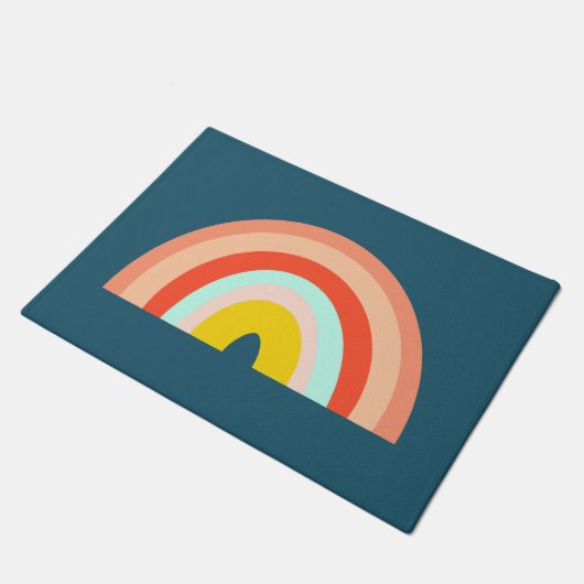 Rainbow Doormat Deurmat (Schuin)