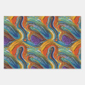 Rainbow dot art stijl inpakpapier (Voorkant 3)