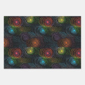 Rainbow dot art stijl inpakpapier vel (Voorkant 3)