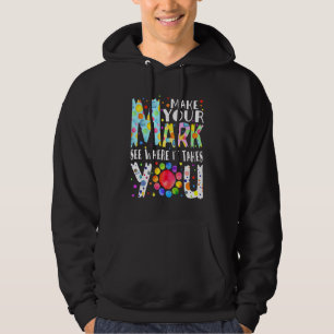 Rainbow Dot Day Maak Je Merk Zie Waar Het Je Naar Hoodie