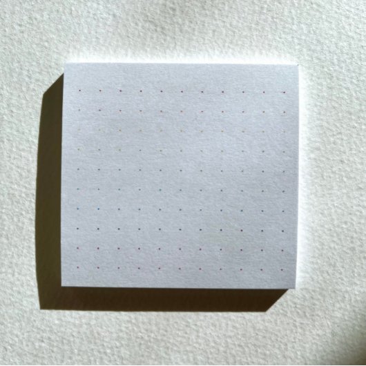 Rainbow Dot Grid Post-It Notes