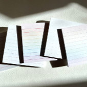 Rainbow Dot Rule Post-It Notes