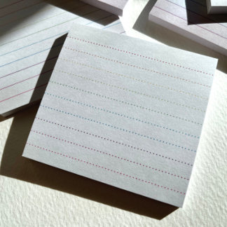 Rainbow Dot Rule Post-It Notes