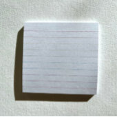 Rainbow Dot Rule Post-It Notes