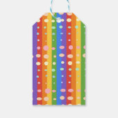 RAINBOW DOT SRIPES CADEAULABEL (Achterkant)
