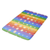 RAINBOW DOT STRIPES BADMAT (Gekanteld)