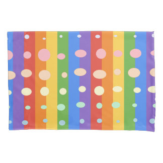 RAINBOW DOT STRIPES KUSSENSLOOP