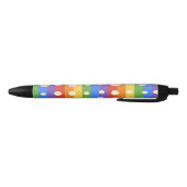RAINBOW DOT STRIPES ZWARTE INKT PEN (Bodem)