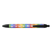 RAINBOW DOT STRIPES ZWARTE INKT PEN (Achterkant)