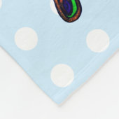 Rainbow Dotted Diabetes My Life Butterfly Blanket Fleece Deken (Hoek)