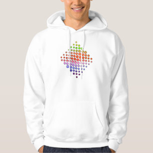 Rainbow Dotted Hoodie